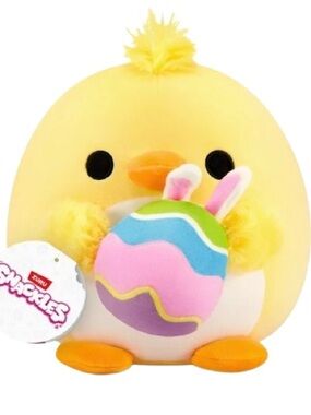 🆕- SNACKLES 8 inch Easter Snackle Ash the Chicken, Ultra Soft Collectible Plush